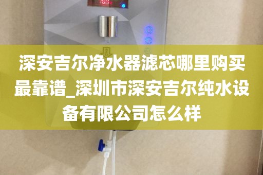 深安吉爾凈水器濾芯哪里購(gòu)買最靠譜_深圳市深安吉爾純水設(shè)備有限公司怎么樣