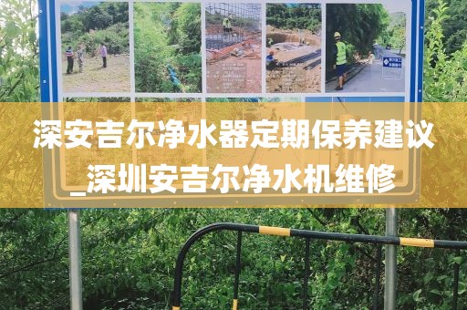 深安吉爾凈水器定期保養(yǎng)建議_深圳安吉爾凈水機維修
