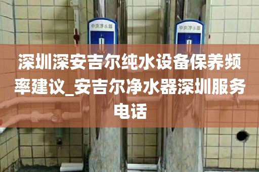 深圳深安吉爾純水設(shè)備保養(yǎng)頻率建議_安吉爾凈水器深圳服務(wù)電話(huà)